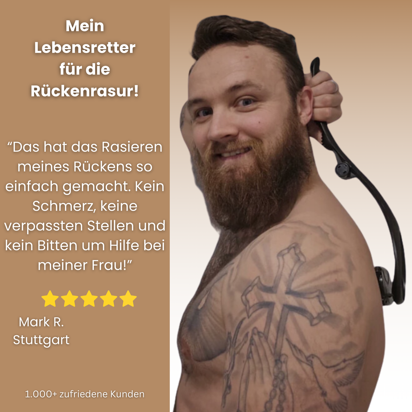 BackBlade Flex – Für eine haarfreie, selbstbewusste Haut!
