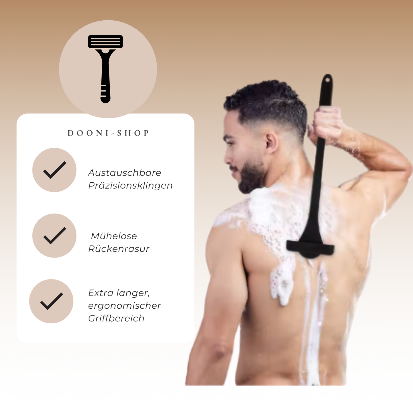 BackBlade Flex – Für eine haarfreie, selbstbewusste Haut!