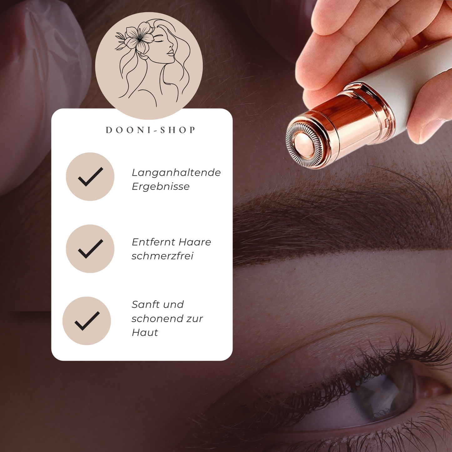 GlowShave - Mini-Rasierer-Epilierer