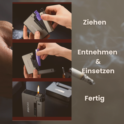Secret Holder - Elegantes Metall-Zigarettenetui
