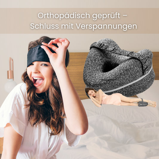 Schmerzfrei Aufwachen – Leg Pillow für gesunde Erholung